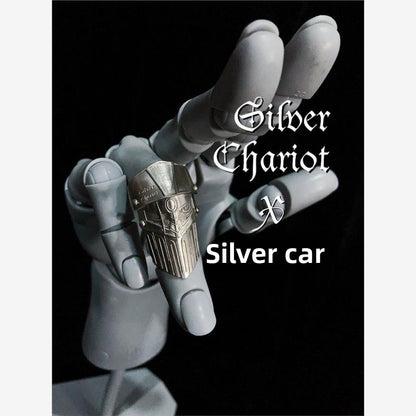 Silver Chariot Adjustable Cosplay Ring