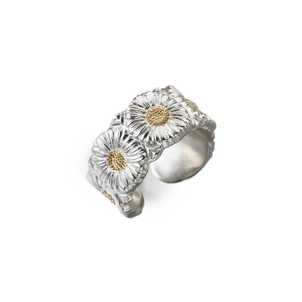 Silver Daisy Ring