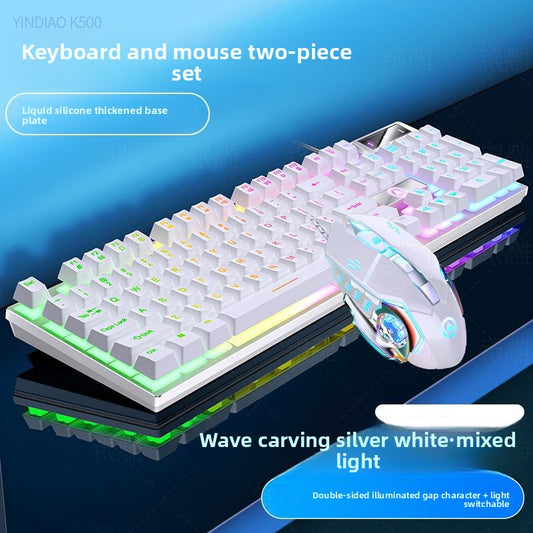 Silver Eagle K500 Wired Keyboard and Mouse Set