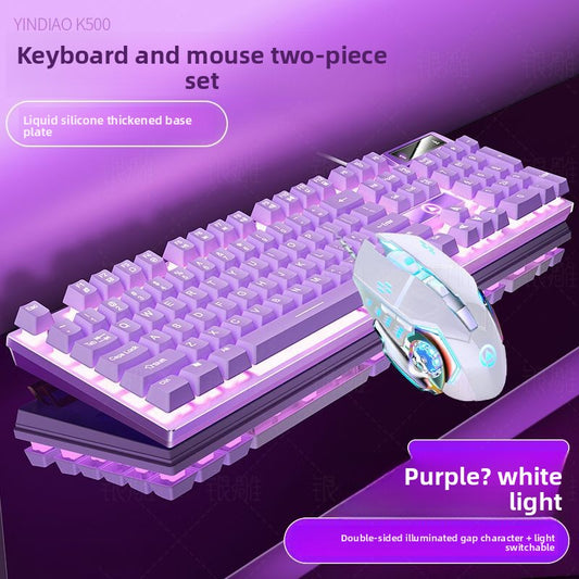 Silver Eagle K500 Wired Keyboard and Mouse Set