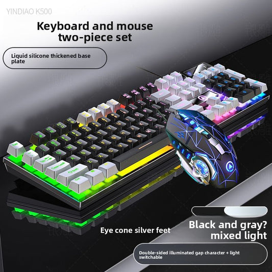 Silver Eagle K500 Wired Keyboard and Mouse Set