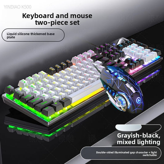 Silver Eagle K500 Wired Keyboard and Mouse Set