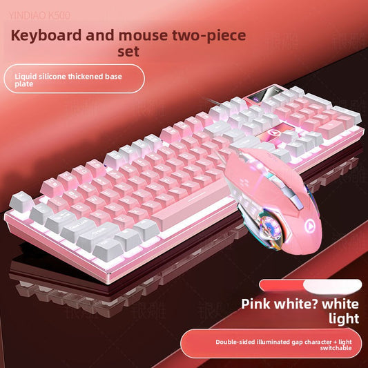 Silver Eagle K500 Wired Keyboard and Mouse Set