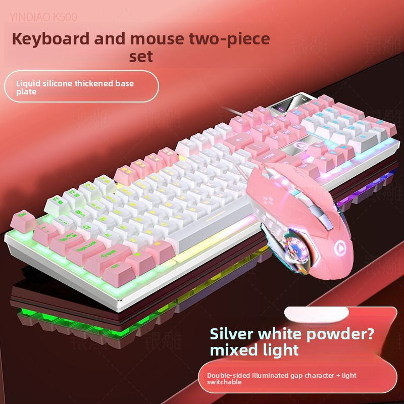 Silver Eagle K500 Wired Keyboard and Mouse Set
