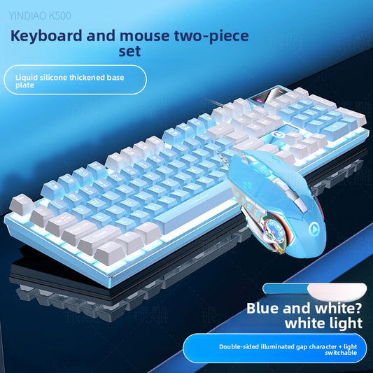 Silver Eagle K500 Wired Keyboard and Mouse Set
