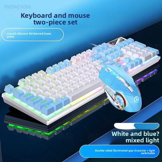 Silver Eagle K500 Wired Keyboard and Mouse Set