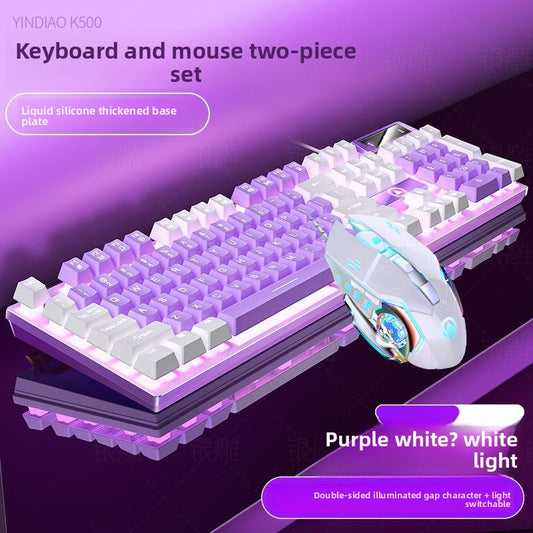 Silver Eagle K500 Wired Keyboard and Mouse Set