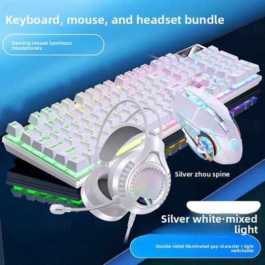Silver Eagle K500 Wired Keyboard and Mouse Set