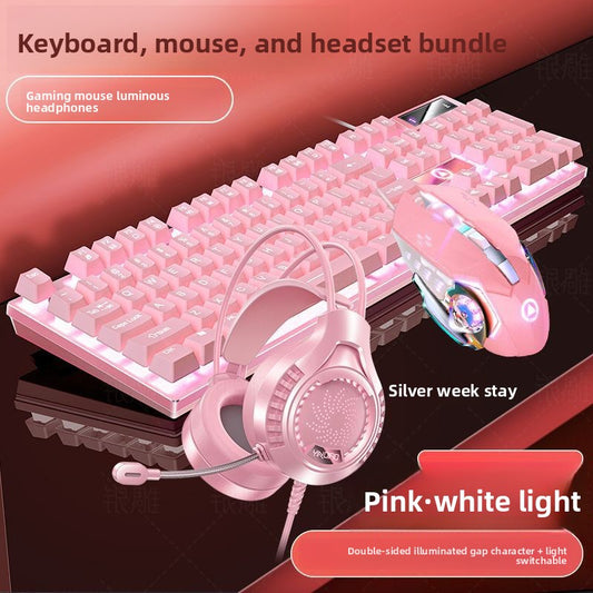 Silver Eagle K500 Wired Keyboard and Mouse Set