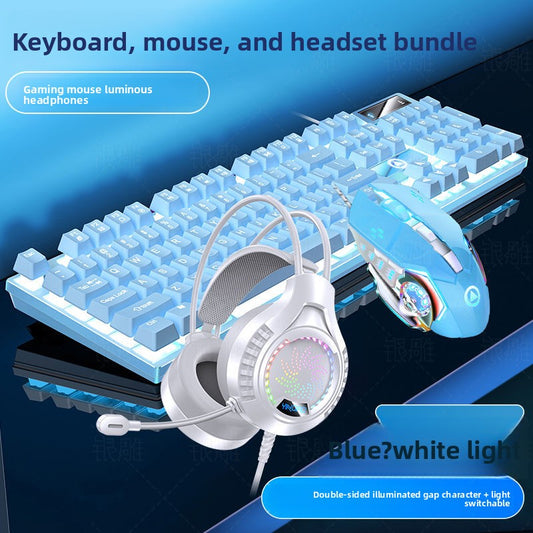 Silver Eagle K500 Wired Keyboard and Mouse Set