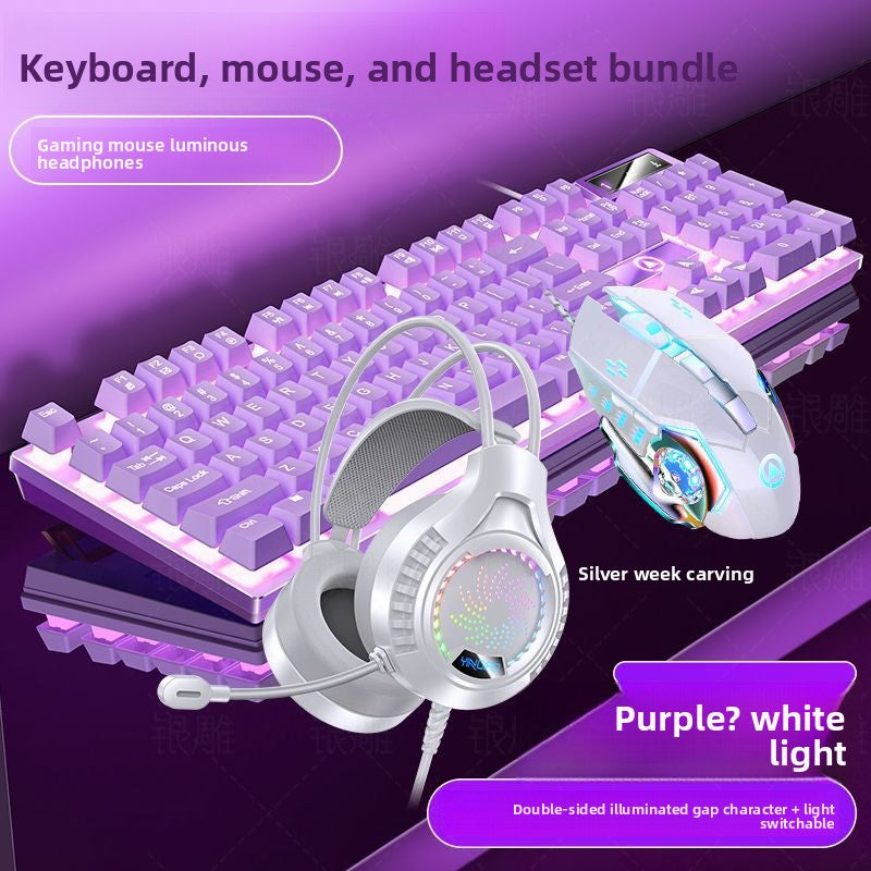 Silver Eagle K500 Wired Keyboard and Mouse Set