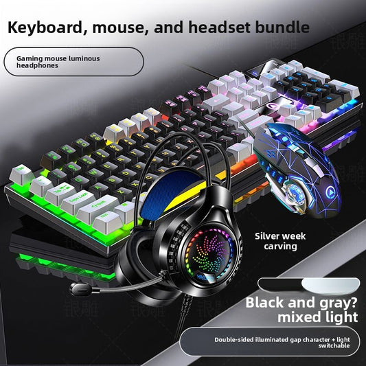 Silver Eagle K500 Wired Keyboard and Mouse Set