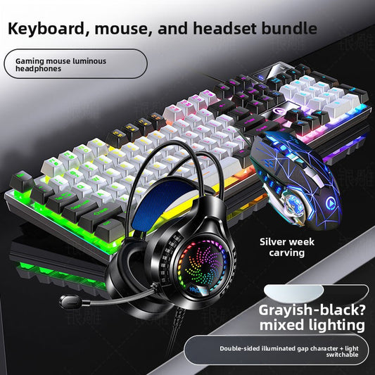 Silver Eagle K500 Wired Keyboard and Mouse Set