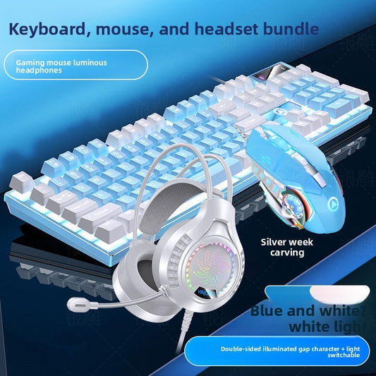 Silver Eagle K500 Wired Keyboard and Mouse Set