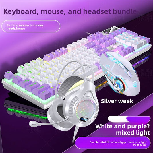 Silver Eagle K500 Wired Keyboard and Mouse Set