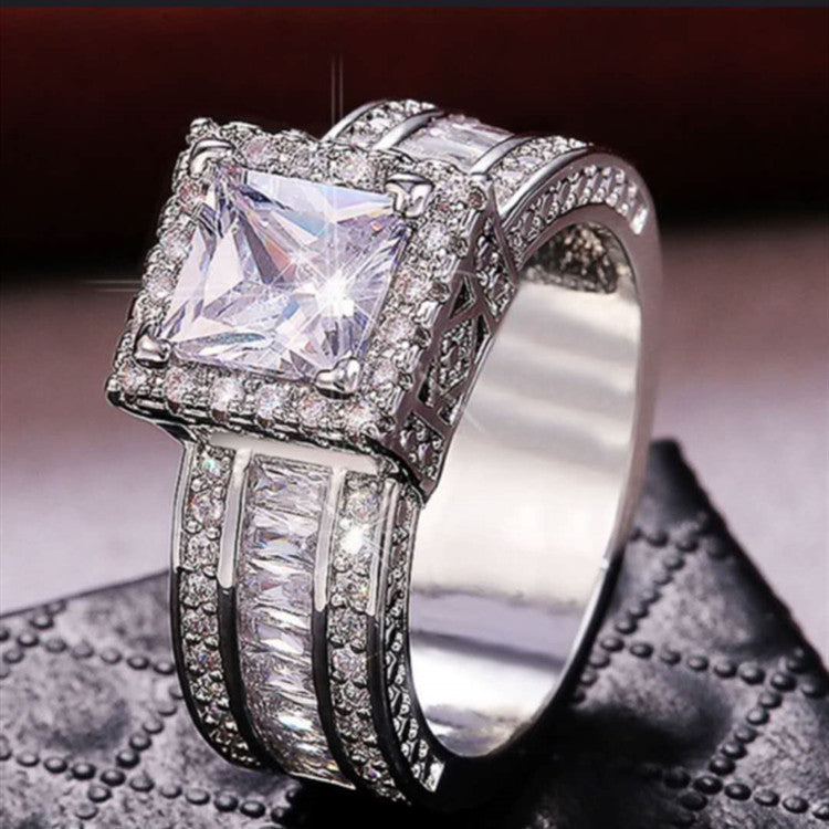 Silver fashion women's ring