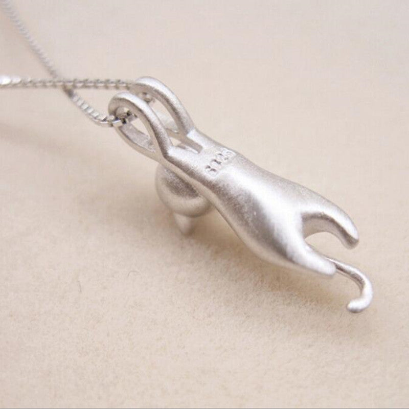 silver necklace set