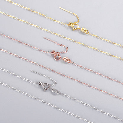 Silver Needle Beaded Necklace