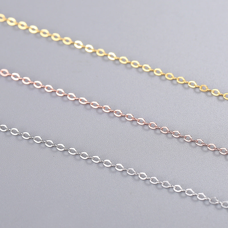 Silver Needle Beaded Necklace