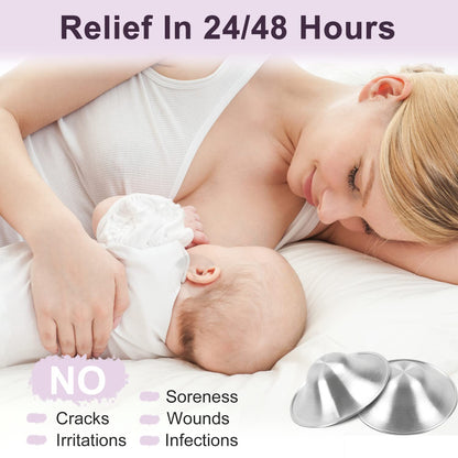 Silver Nursing Cup Nipple Protector