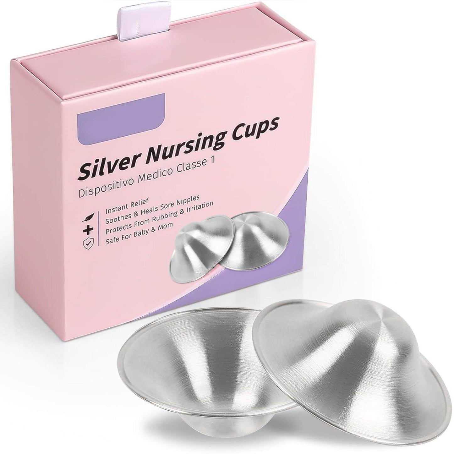 Silver Nursing Cups