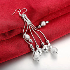 LKNSPCE006 silver earrings