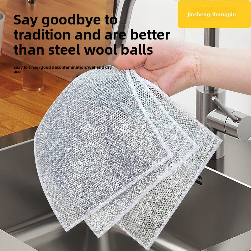 Silver silk rag
