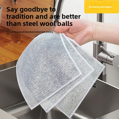 Silver silk rag