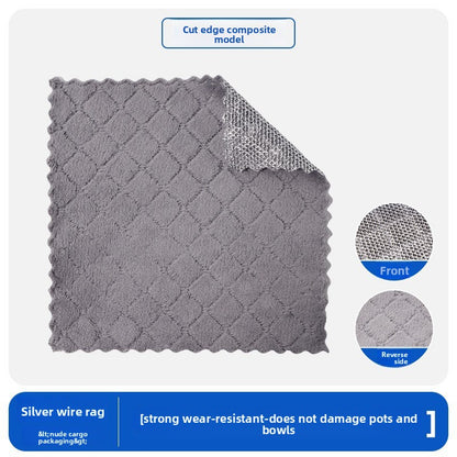 Silver thread dishcloth