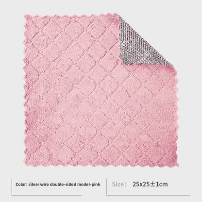 Silver thread dishcloth