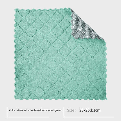 Silver thread dishcloth
