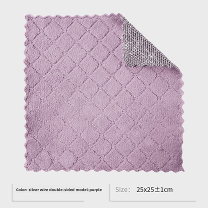 Silver thread dishcloth