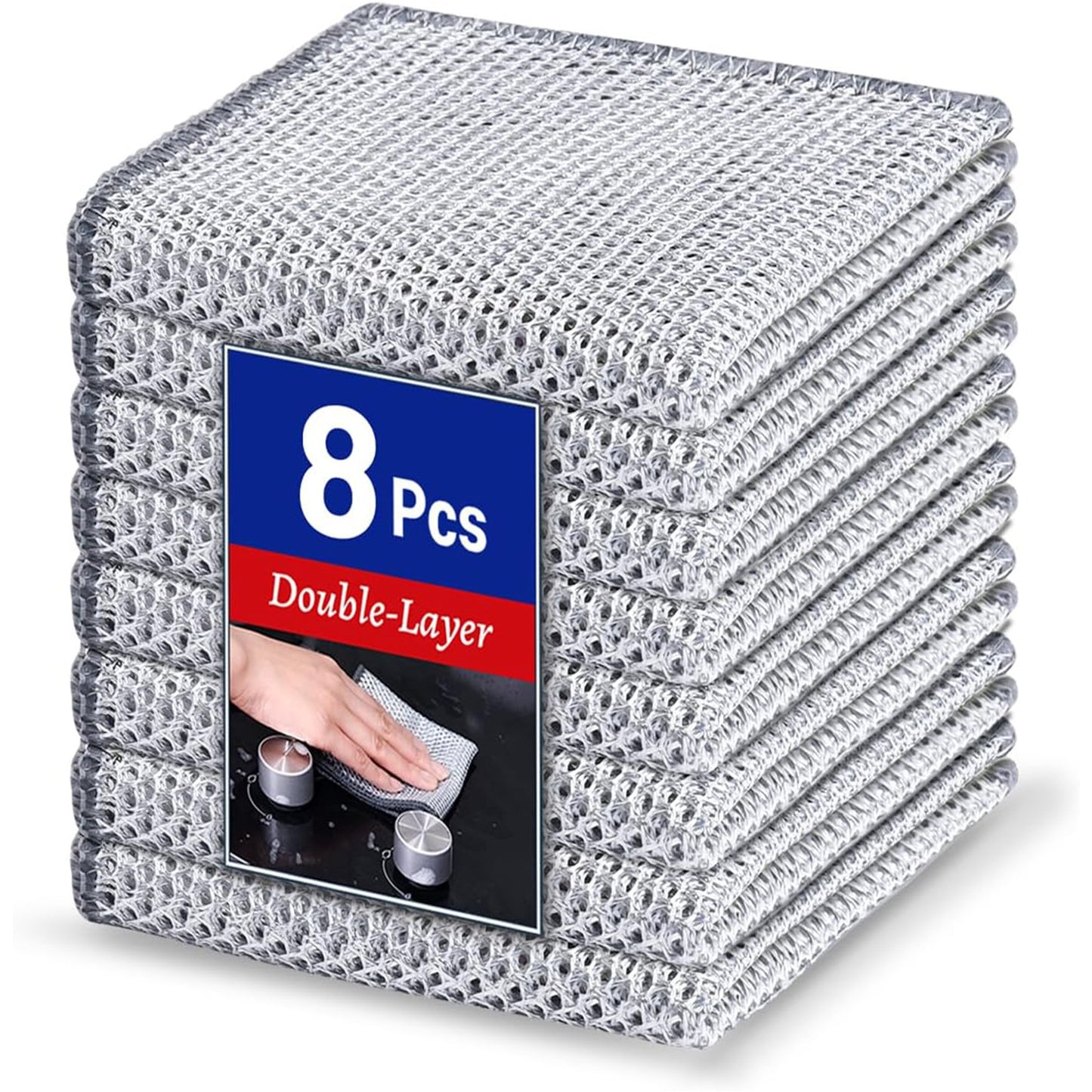 Silver thread dishcloth