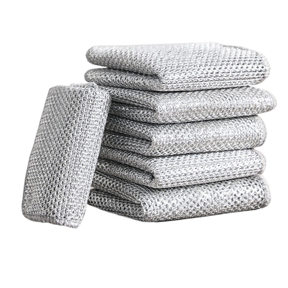 Silver-wire dishcloth