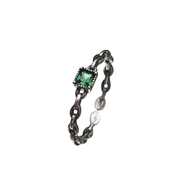 Silver Zircon Ring