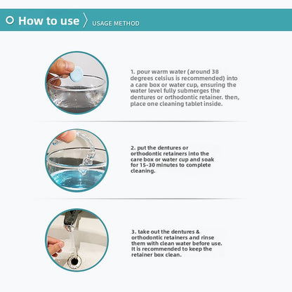 Simike Denture Cleaning Tablets