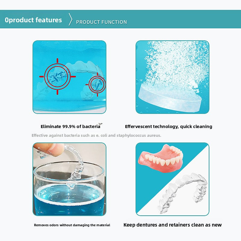 Simike Denture Cleaning Tablets