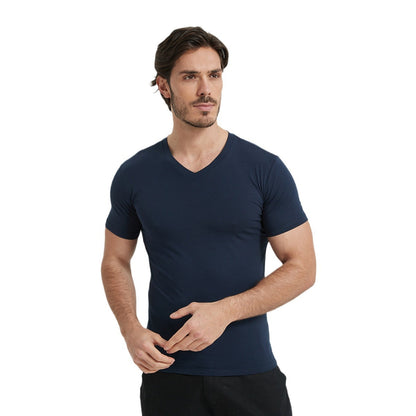 Simple All-match White T Men's Base Shirt
