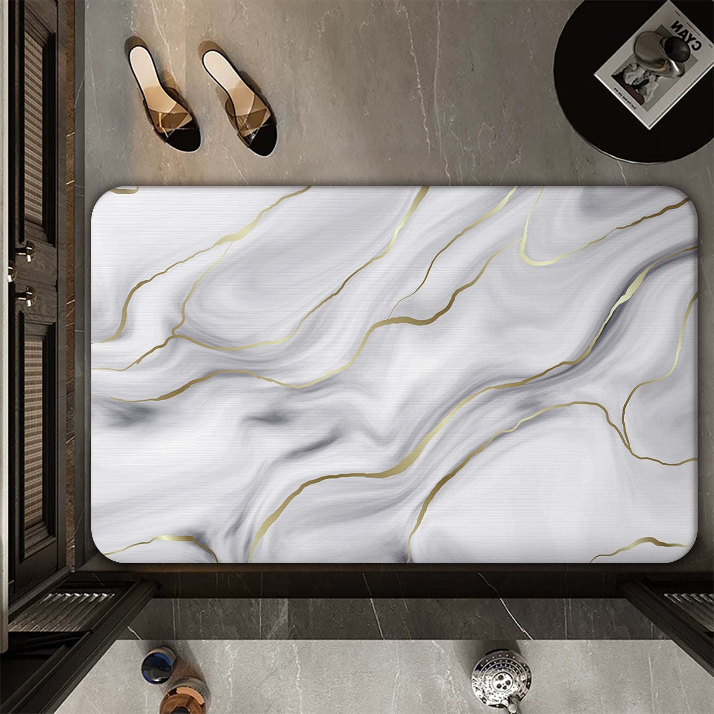 Simple and modern water cushion bathroom