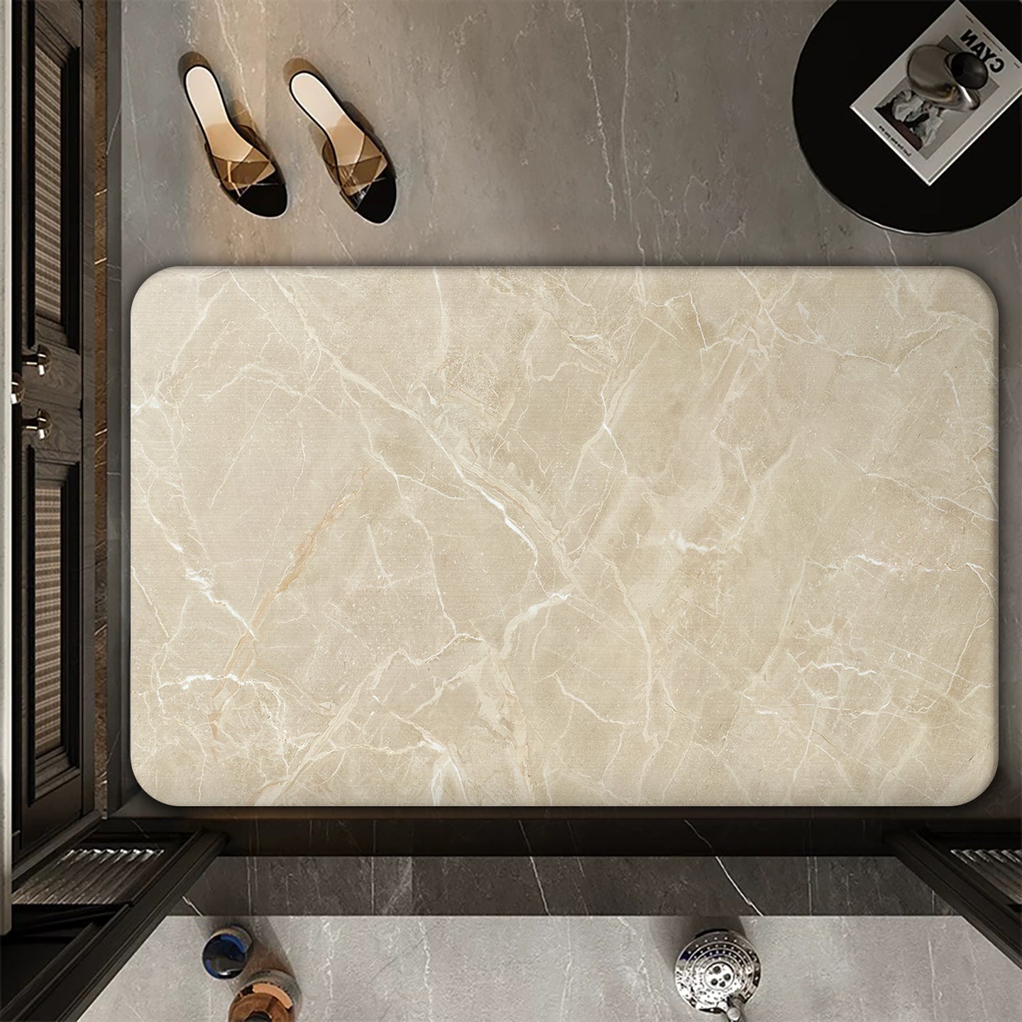 Simple and modern water cushion bathroom