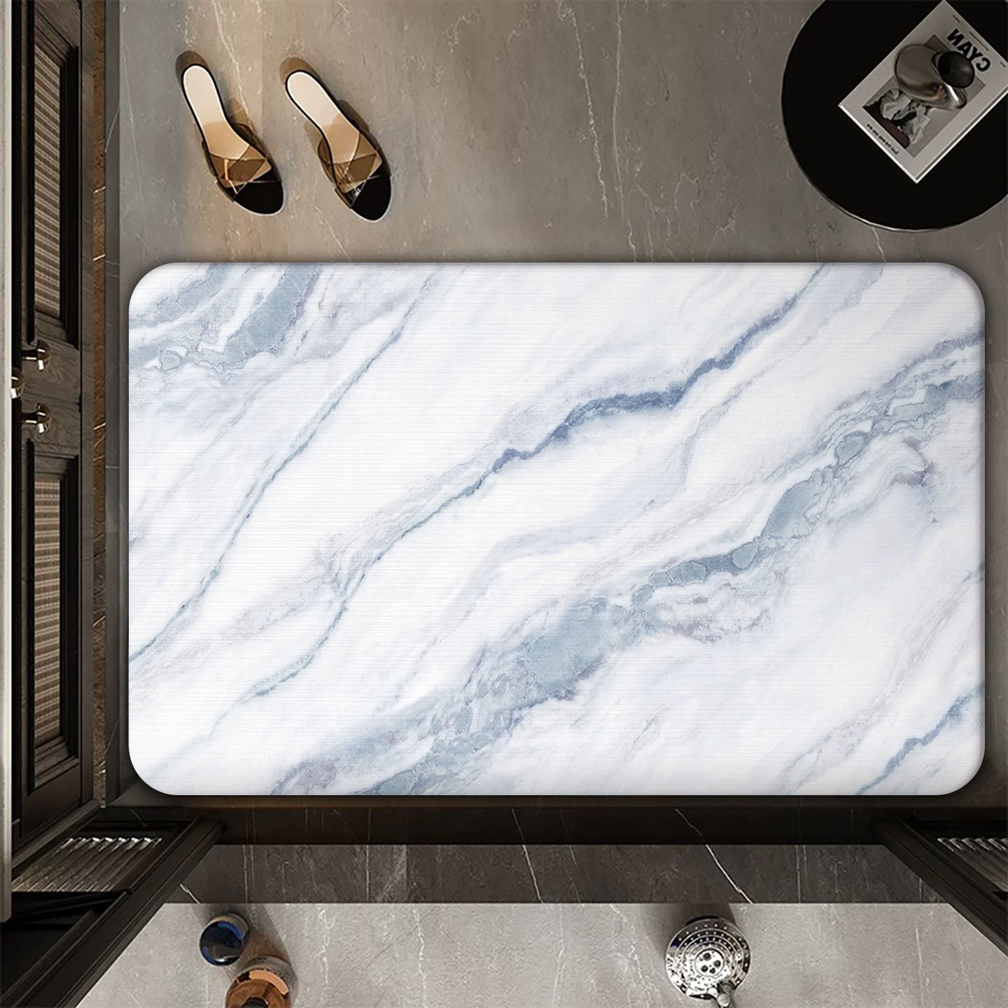Simple and modern water cushion bathroom