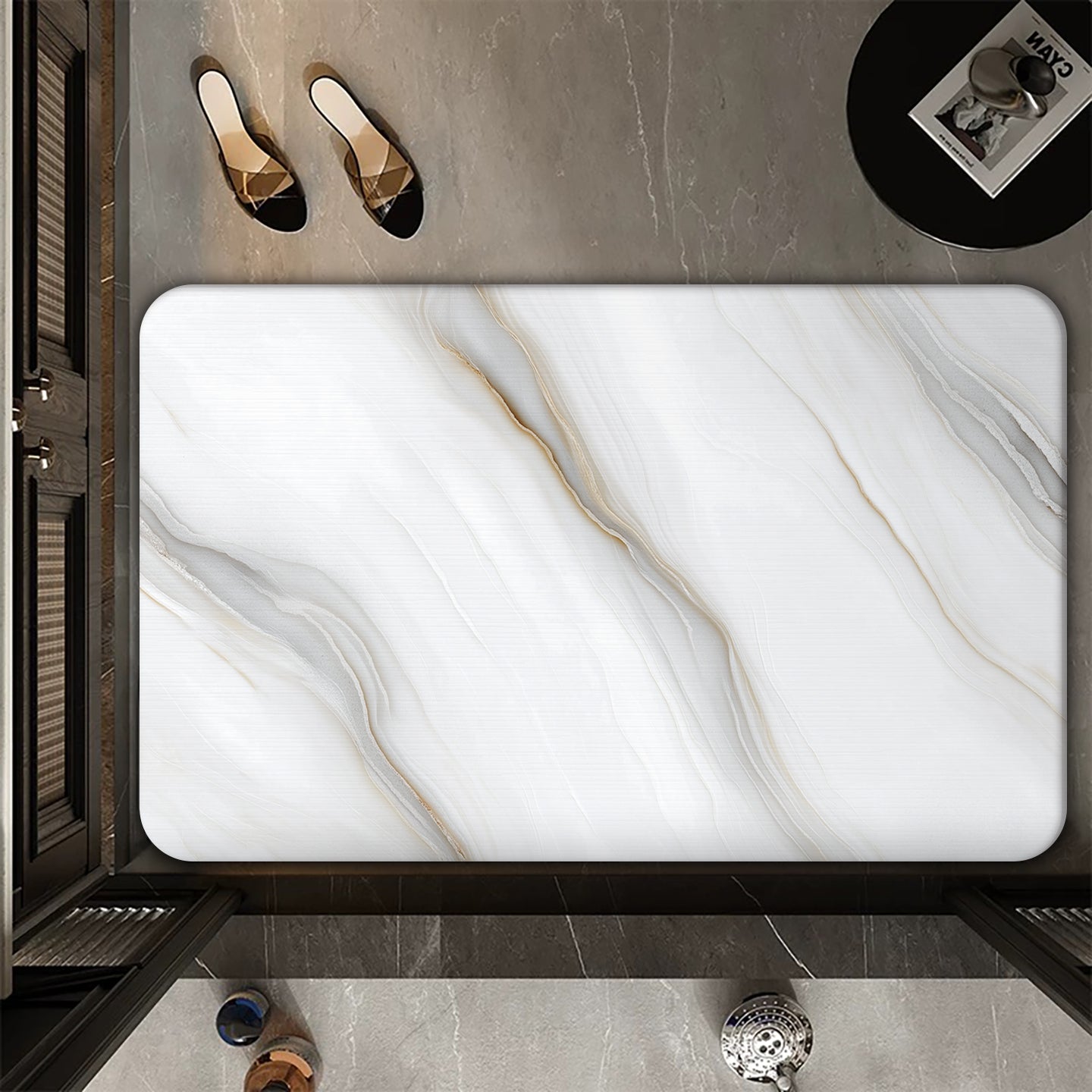 Simple and modern water cushion bathroom