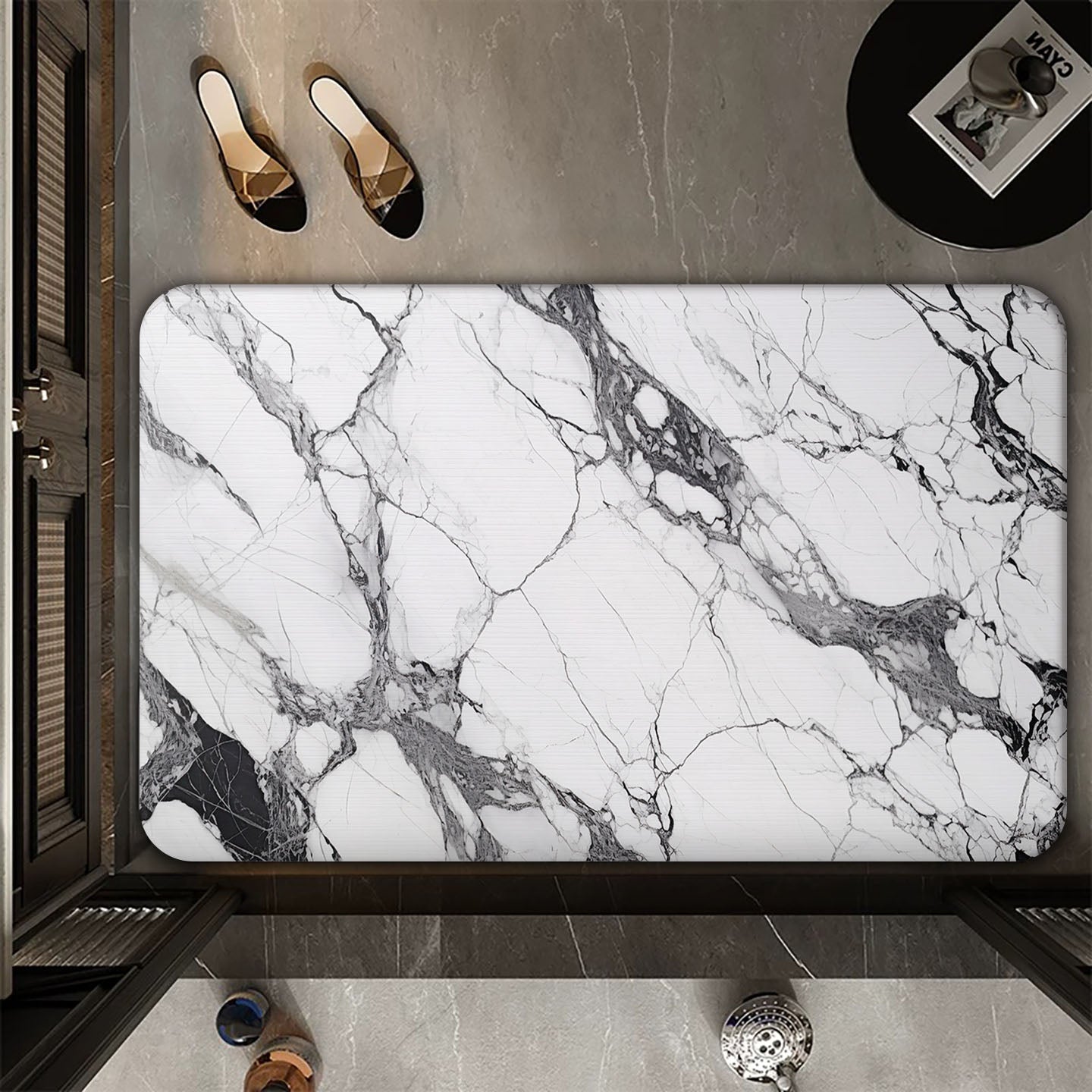 Simple and modern water cushion bathroom