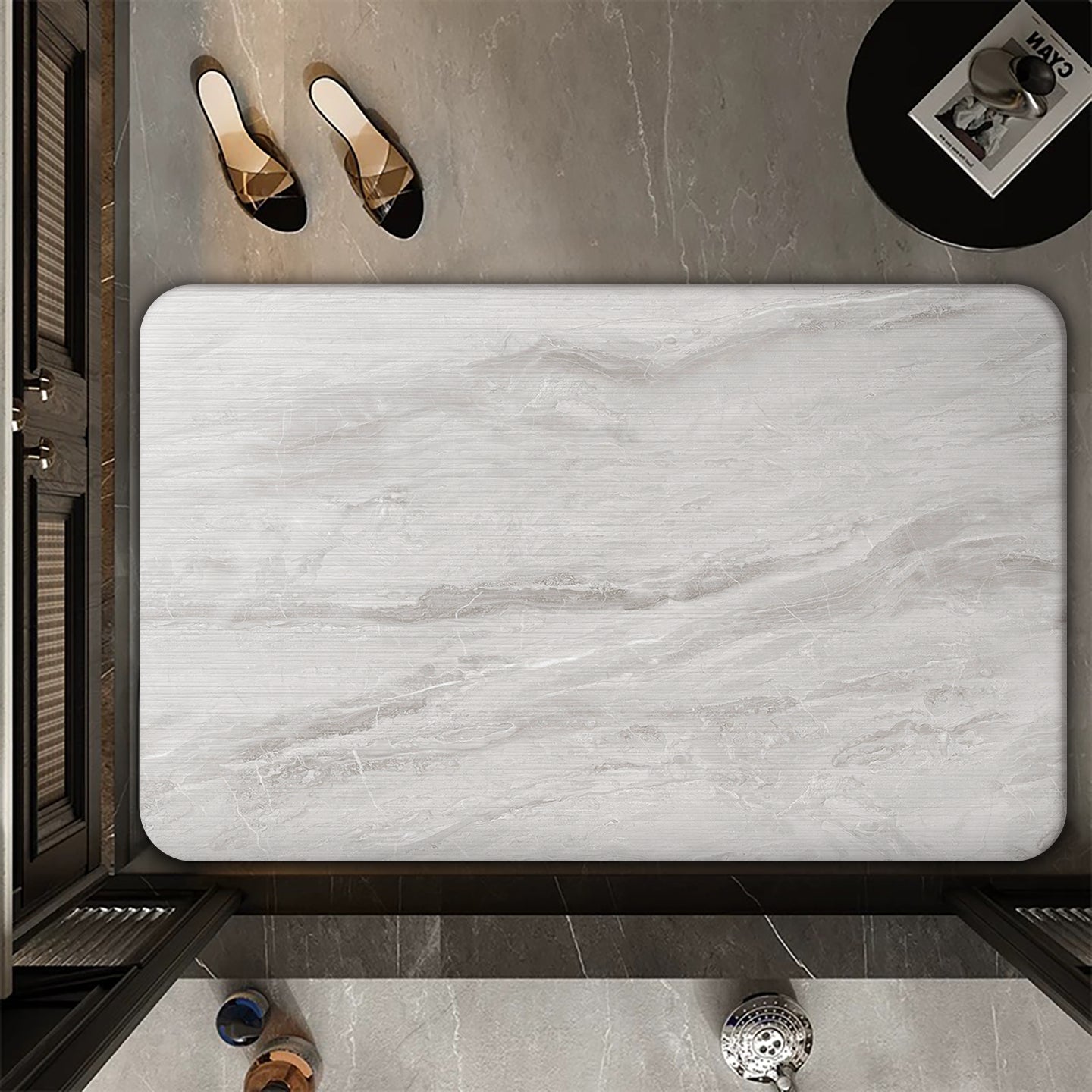 Simple and modern water cushion bathroom