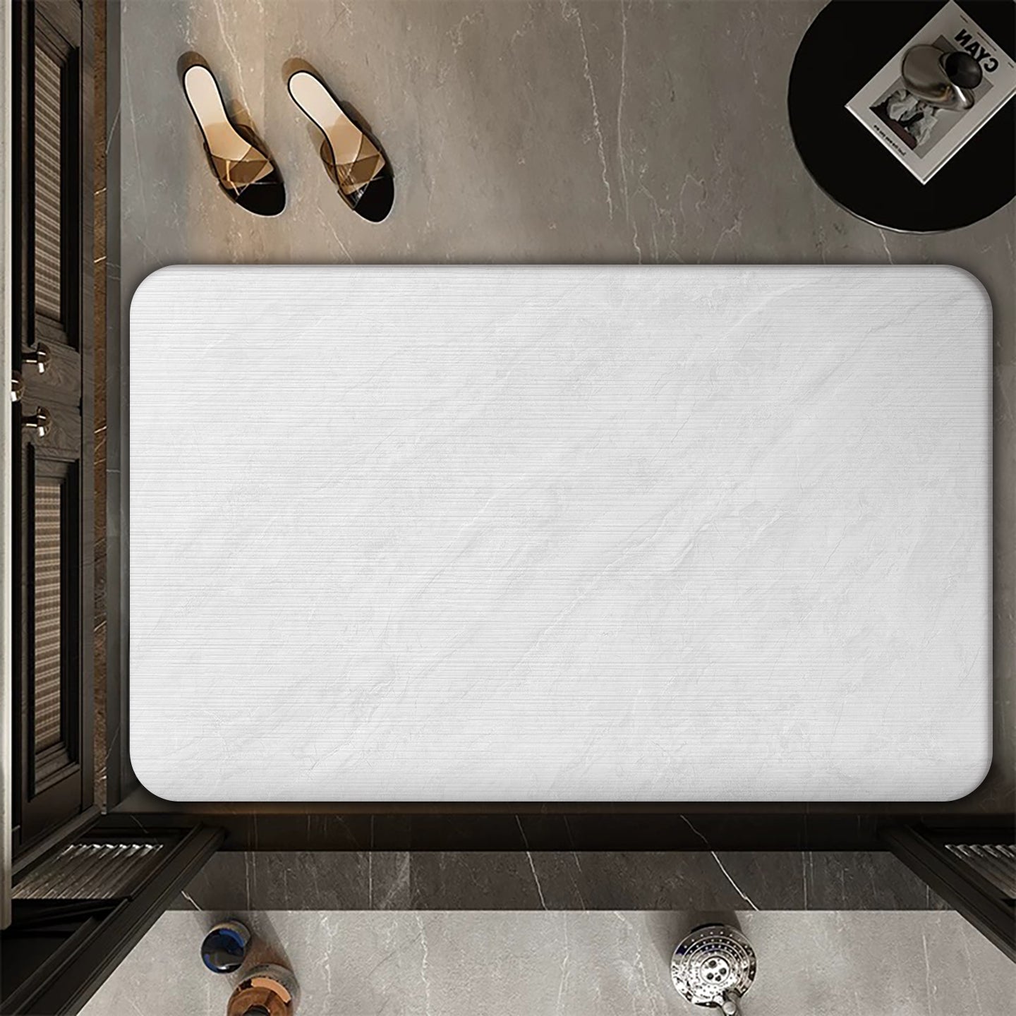 Simple and modern water cushion bathroom