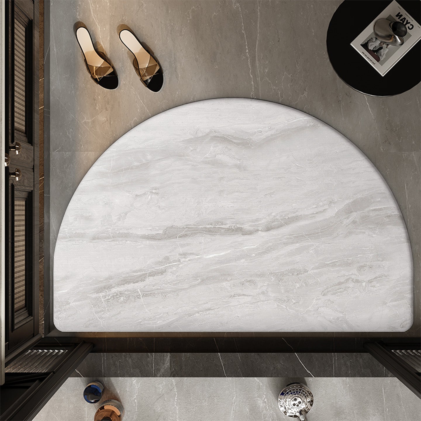 Simple and modern water cushion bathroom