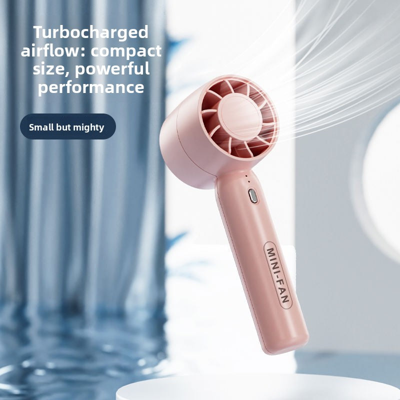 Simple and Portable New Mini Portable Turbine Silent Desktop Outdoor Multi-Function Fan