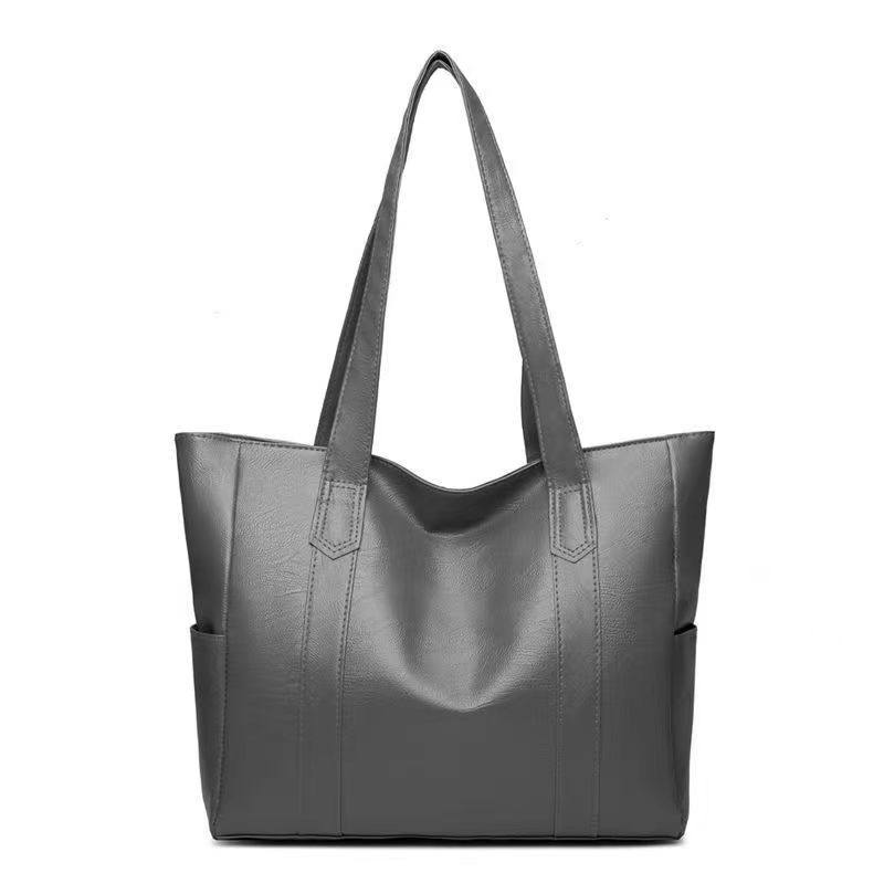 Simple and versatile handbag with large capacity