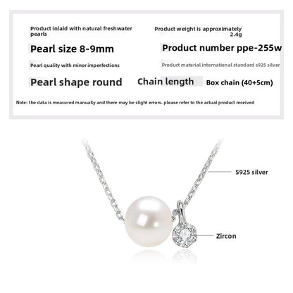 Simple and versatile pearl pendant