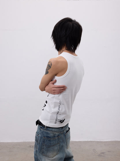 Simple base strap rope-shaped figure-hugging top